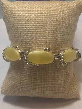 Kramer of New York "Diamond Look" crescent moon bracelet